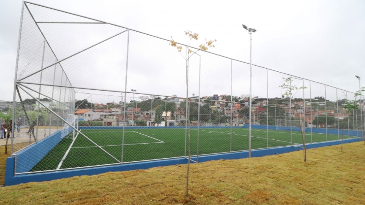 O Parque Olímpico, em Mogi das Cruzes, foi planejado com ruas circulares que lembram os anéis olímpicos/PMMC
