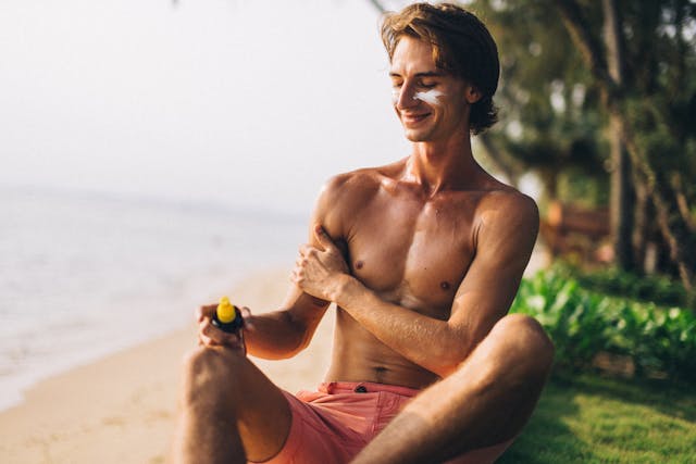 Mesmo sem ver o sol, passe protetor solar / Pexels