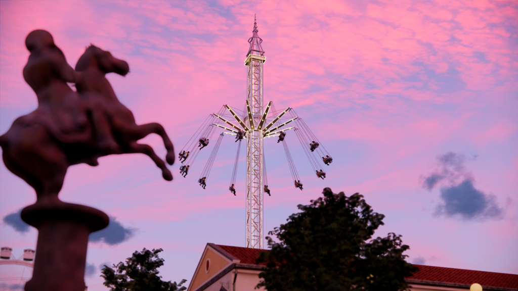 Nova atração do parque, que deve estrear no 2º semestre / Reprodução