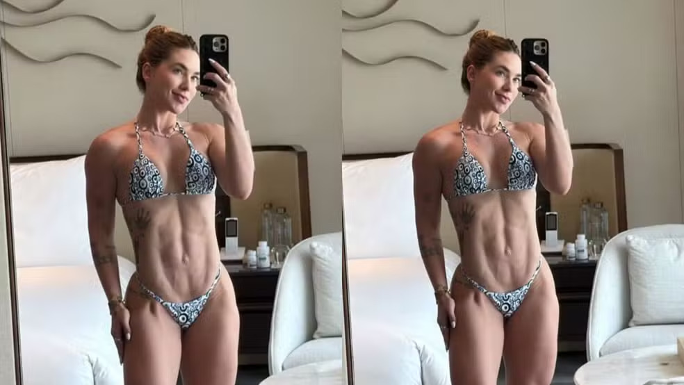 Virginia e seu corpo 'trincado' - Reprodução/Instagram