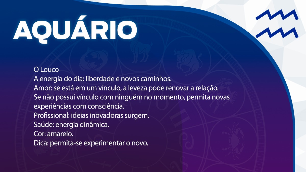 Previsão para Aquário / Arte/DL