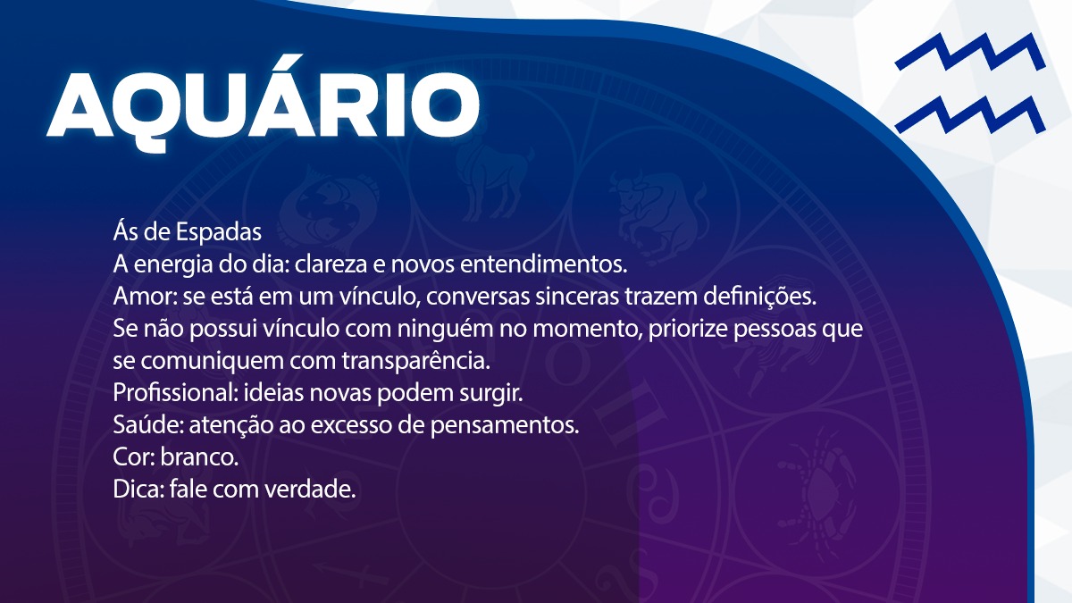 Previsão para Aquário / Arte/DL