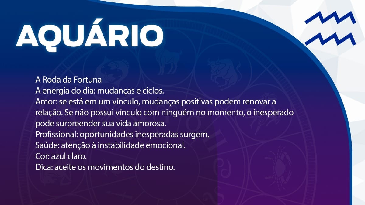 Previsão para Aquário / Arte/DL