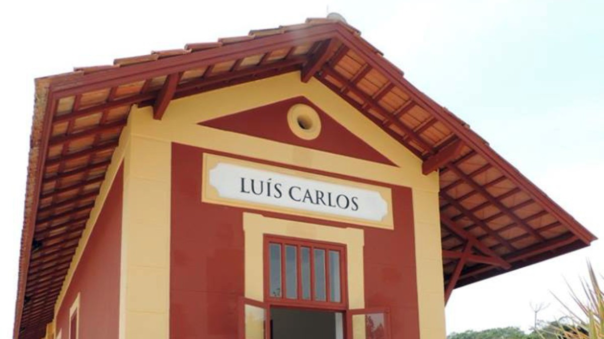A estação Luís Carlos, construída em 1914 e tombada como patrimônio histórico / Divulgação/tremdeguararema.com.br