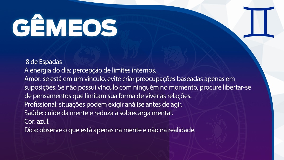 Previsão para Gêmeos / Arte/DL