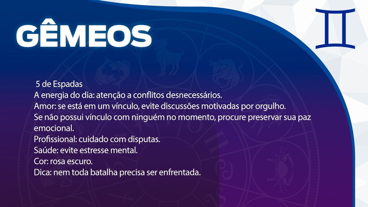 Previsão para Gêmeos / Arte/DL
