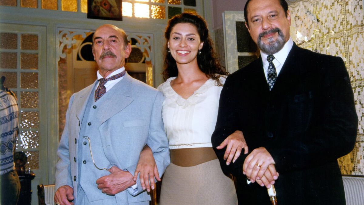 Raul Cortez, Maria Fernanda Cândido, Antonio Fagundes (Francesco, Paola, Gumercindo)/Globo