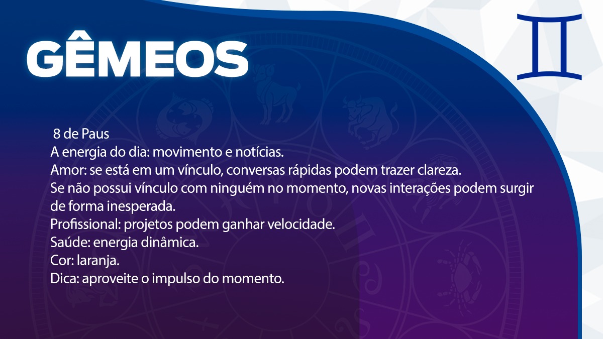 Previsão para Gêmeos / Arte/DL