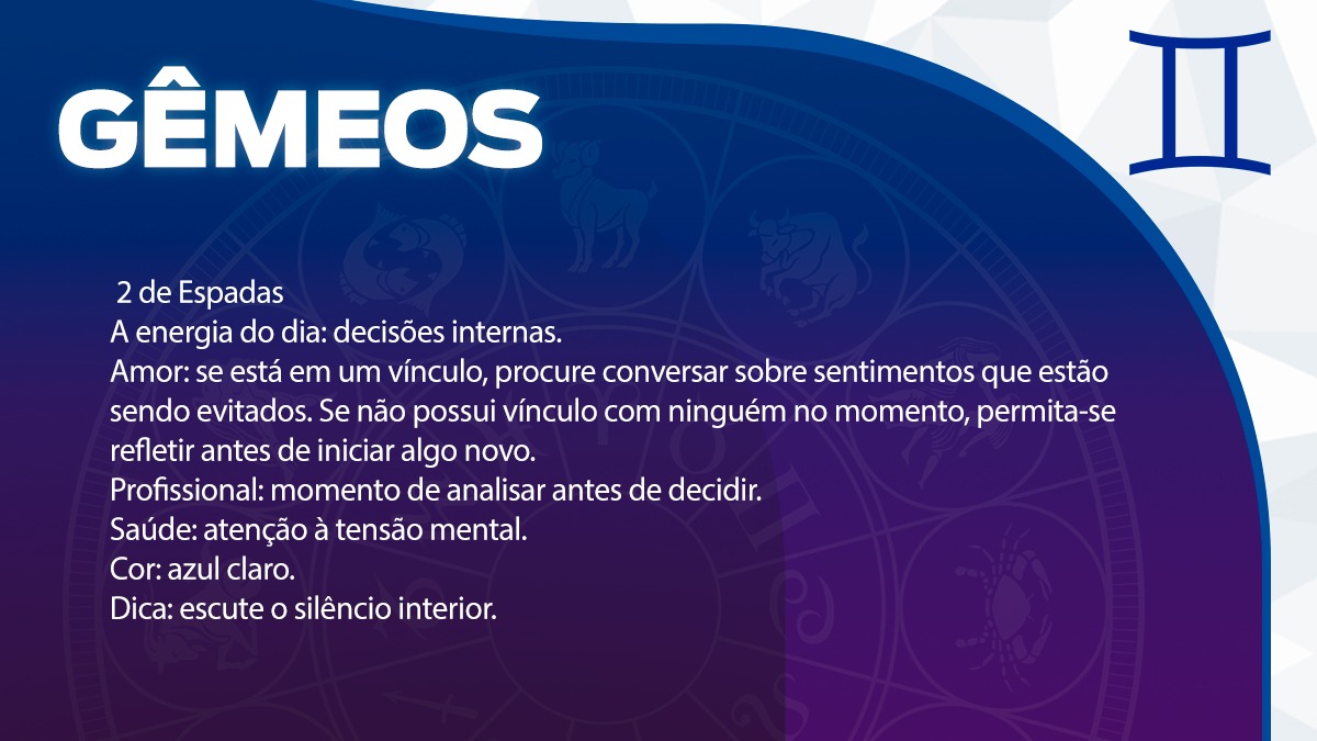 Previsão para Gêmeos / Arte/DL