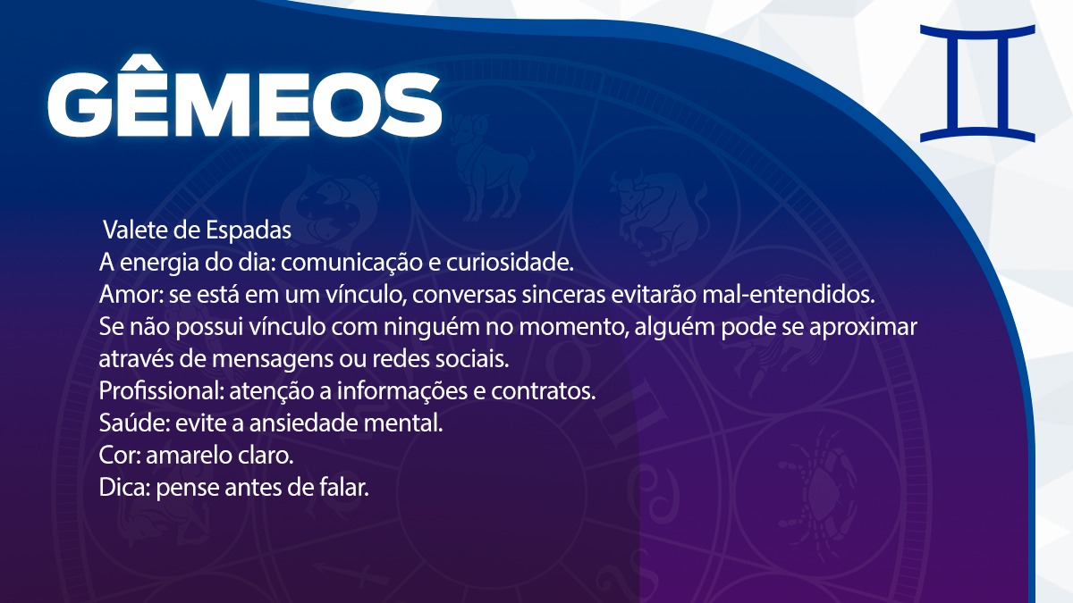 Previsão para Gêmeos / Arte/DL