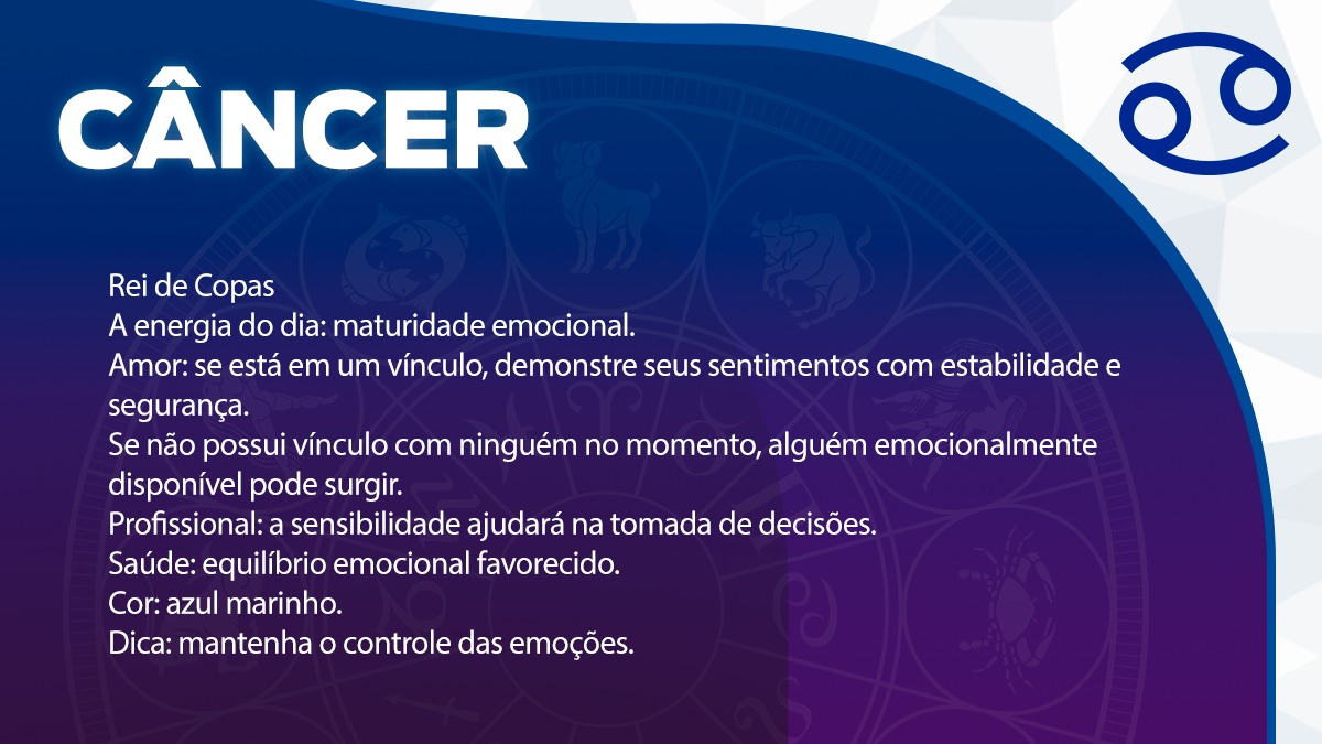 Previsão para Câncer / Arte/DL