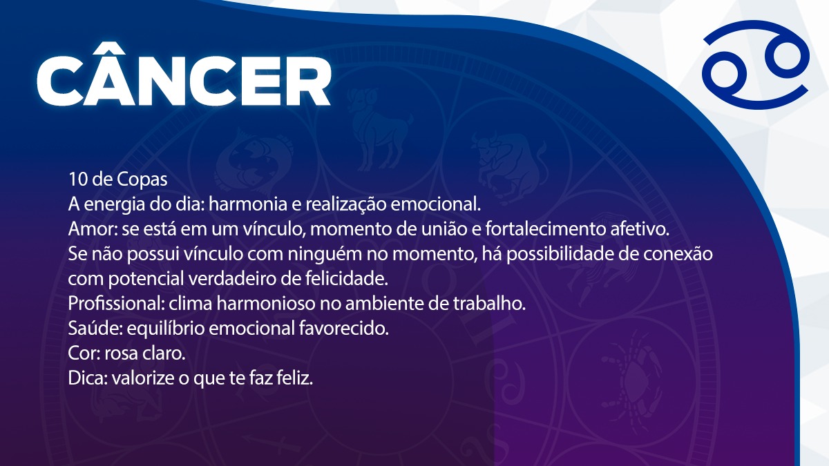 Previsão para Câncer / Arte/DL