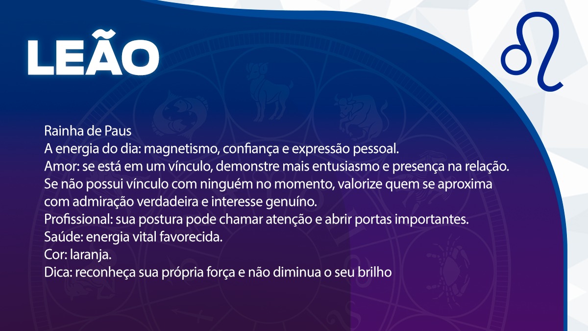 Previsão para Leão / Arte/DL
