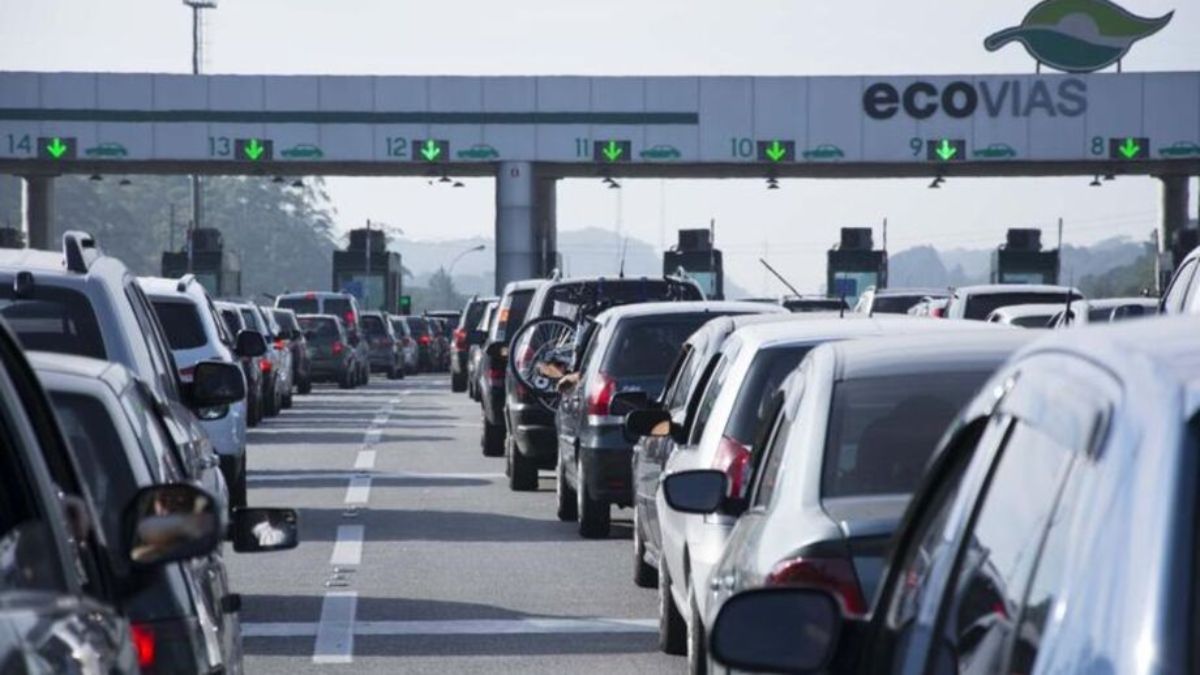 Quando o novo sistema eletrônico de cobrança for implementado, as estruturas físicas das praças de pedágio existentes serão mantidas temporariamente para viabilizar a realização da Operação Comboio (Divulgação)