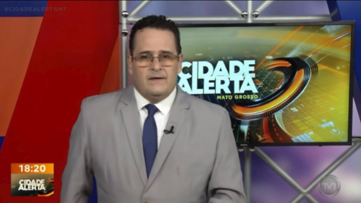 Apresentador Haroldo Arruda passou mal durante transmissão do 'Cidade Alerta'