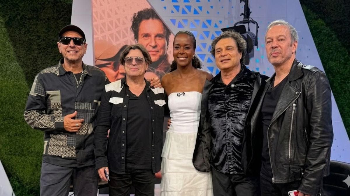 Barão Vermelho revisita sucessos em entrevista com Maju Coutinho, no 'Fantástico'