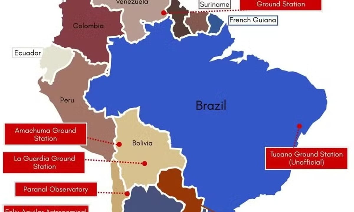 Segundo o texto, a instalação é fruto de parceria entre a Ayla Space e a empresa chinesa Beijing Tianlian Space Technology Co. Ltd., com o objetivo declarado de analisar dados de satélites de observação da Terra