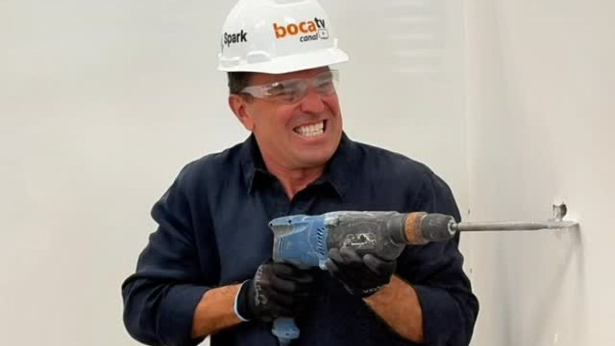 Rodrigo Bocardi mostra nas redes sociais a construção dos estúdios do BocaTV Canal em São Paulo/Instagram