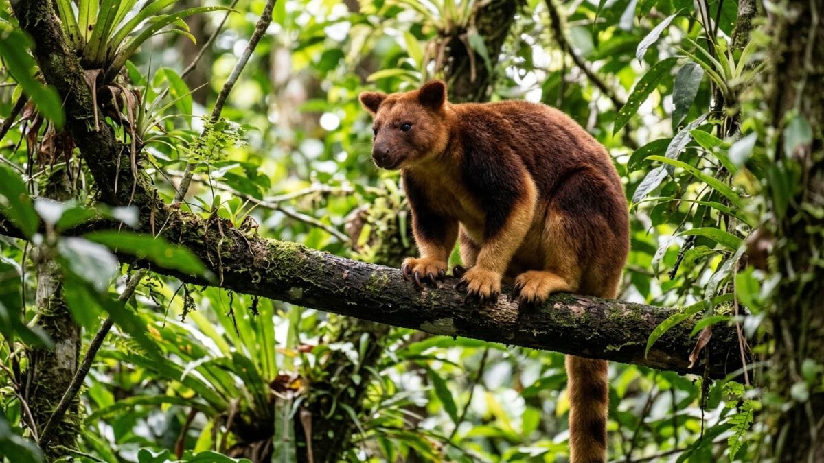 Animal é conhecido pela habilidade de escalar e saltar entre galhos/Flow