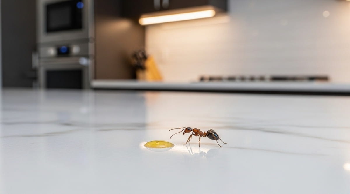 A presença de formigas e baratas na cozinha vai além do incômodo visual: esses insetos são vetores de doenças graves como hepatite A, febre tifoide e diarreia