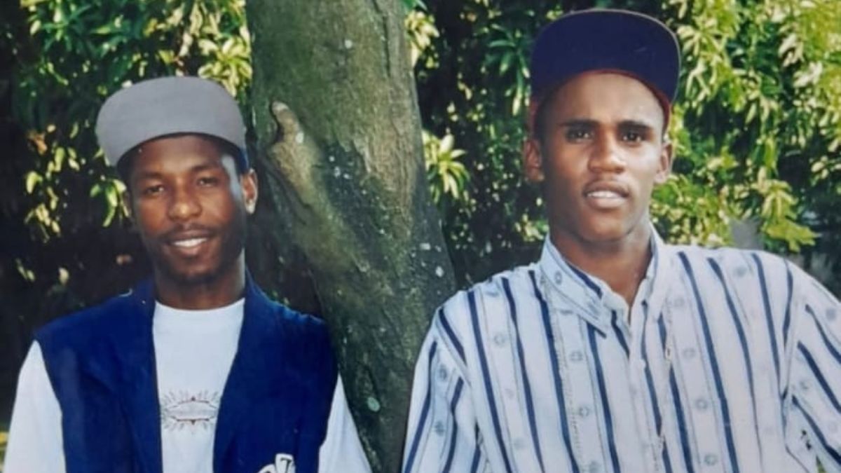 A dupla Claudinho e Buchecha no início dos anos 2000