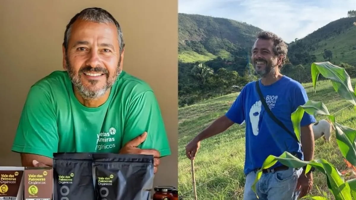 Para ele, ver a família consumindo o que a terra produz sem veneno é o seu maior 'cachê' / Reprodução