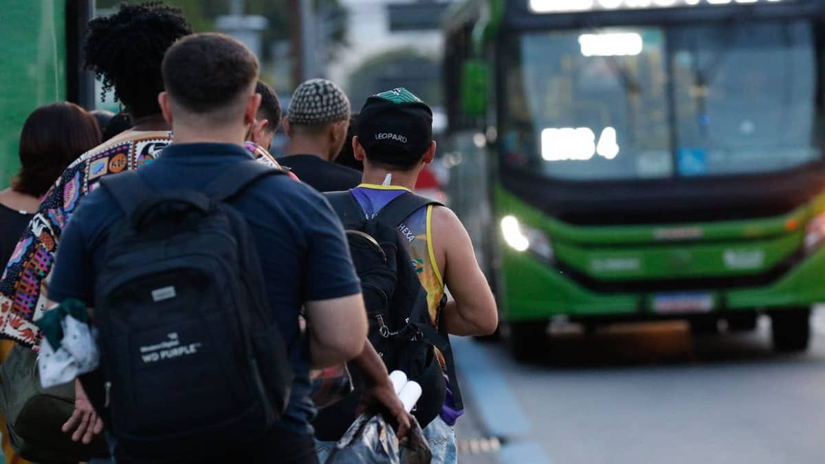 Corredor de ônibus em Florianópolis