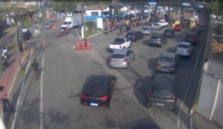 As travessias litorâneas de São Paulo operam nesta manhã sem grandes filas, com tempos de espera considerados moderados na maioria das rotas