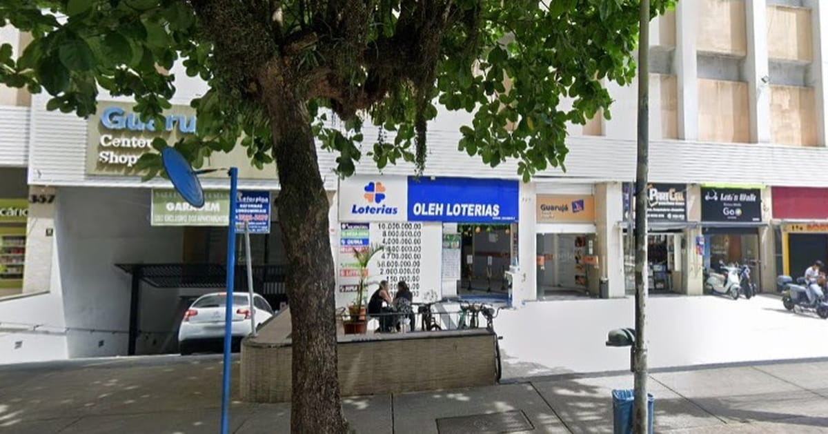 O jogo foi feito na Lotéricas Oleh Ltda ME, na Rua Mario Ribeiro, 369