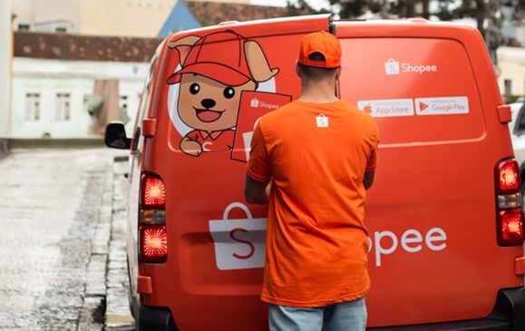 Shopee opera por meio do Programa Motoristas Parceiros, que contempla as modalidades de coleta, transferência e entrega