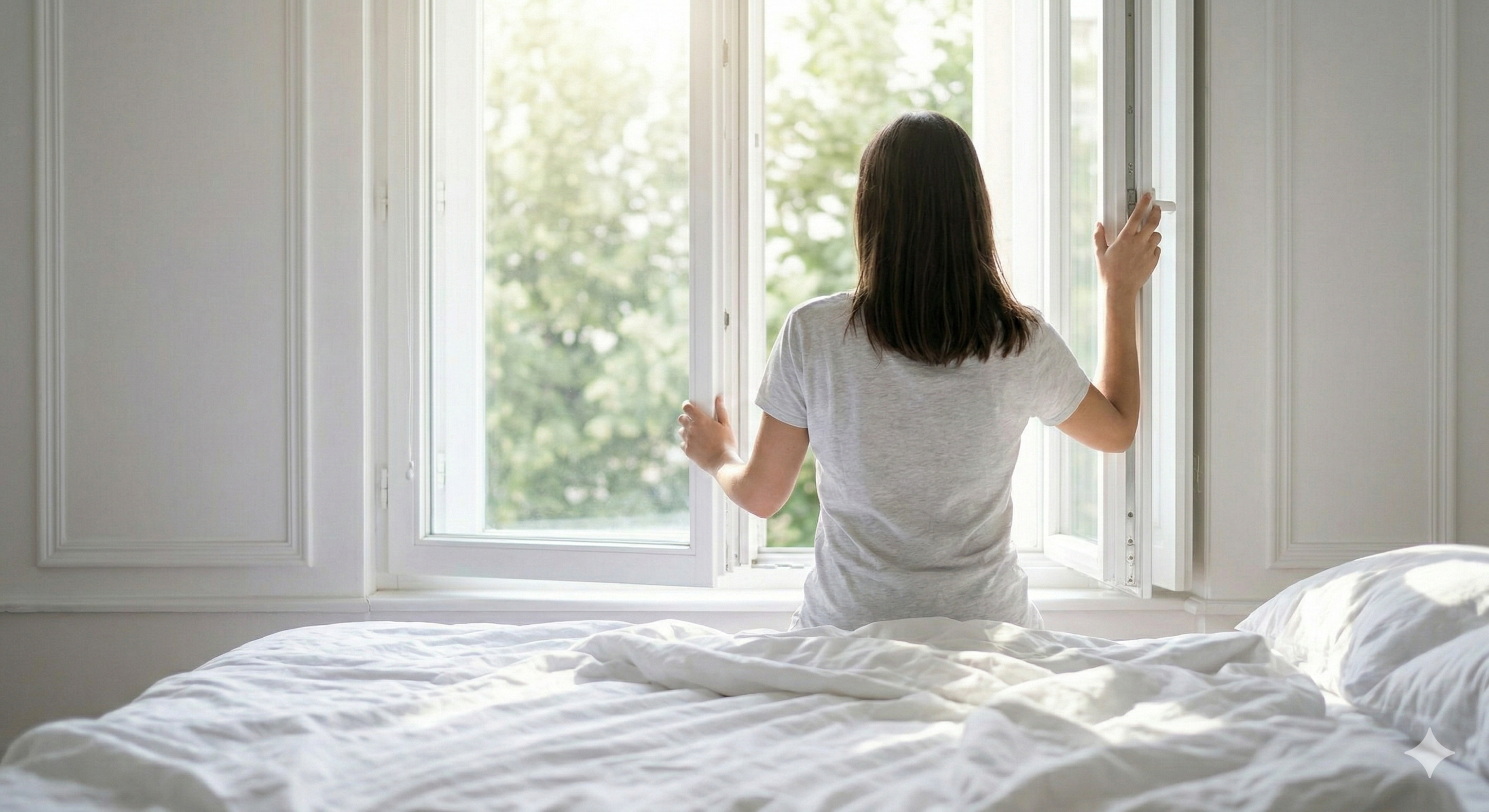 Ventile seu quarto diariamente para um sono saudável / IA