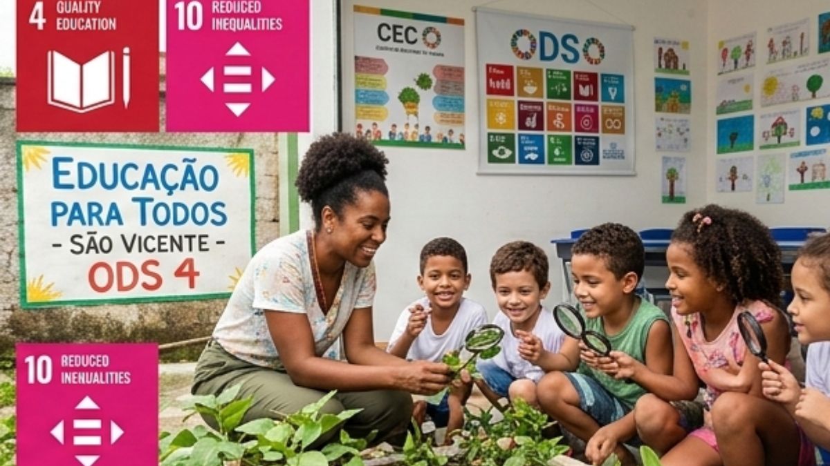 Criados pela ONU em 2015, os 17 Objetivos de Desenvolvimento Sustentável (ODS) estabelecem metas globais nas áreas de educação, saúde, justiça social e meio ambiente. Imagem ilustrativa/Gemini