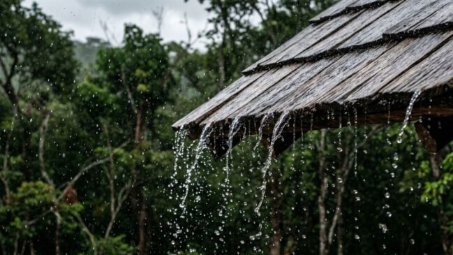 Cada molécula de água permanece no ar por apenas dez dias antes de retornar à superfície