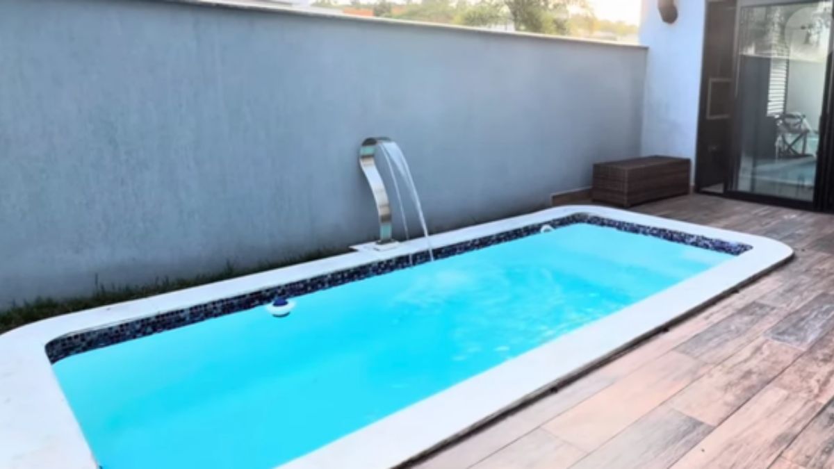 Área de lazer inclui piscina e espaços voltados à convivência /Reprodução