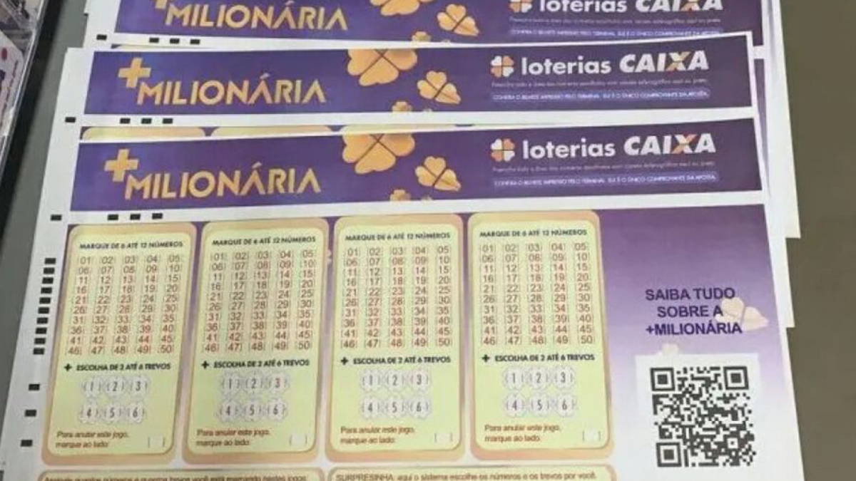 Confira os números sorteados na +Milionária: 06-25-10-16-05-03 Trevos: 4-5 / Divulgação