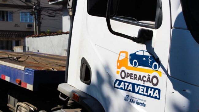 São Vicente deu início à Operação Lata Velha para identificar e retirar veículos abandonados
