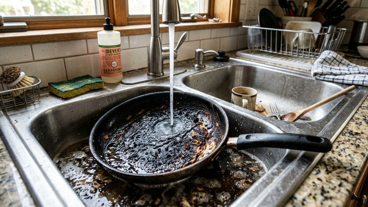 Este método simples ajuda a tirar crostas queimadas da panelas