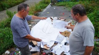 Documentos de uma cooperativa do interior de São Paulo foram encontrados em Mongaguá