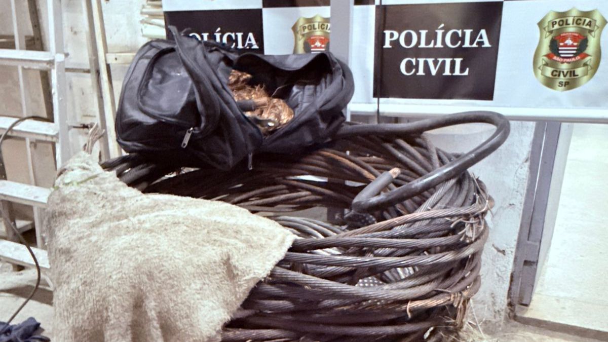 Polícia Civil prende dois homens após furto de cobre em Cubatão