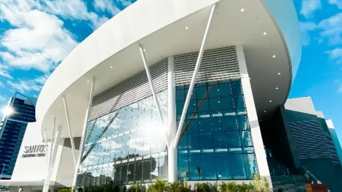 O evento será realizado no Santos Convention Center, na região da Ponta da Praia