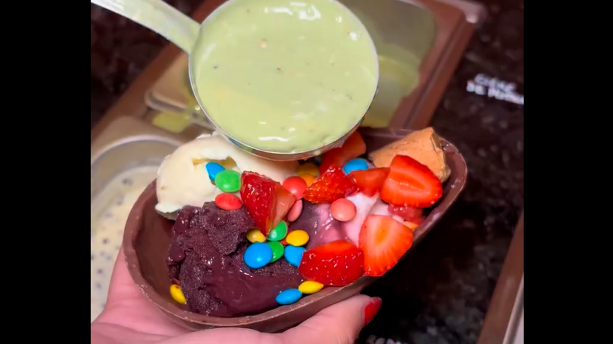 Uma novidade diferente para a Páscoa está chamando atenção em Santos.