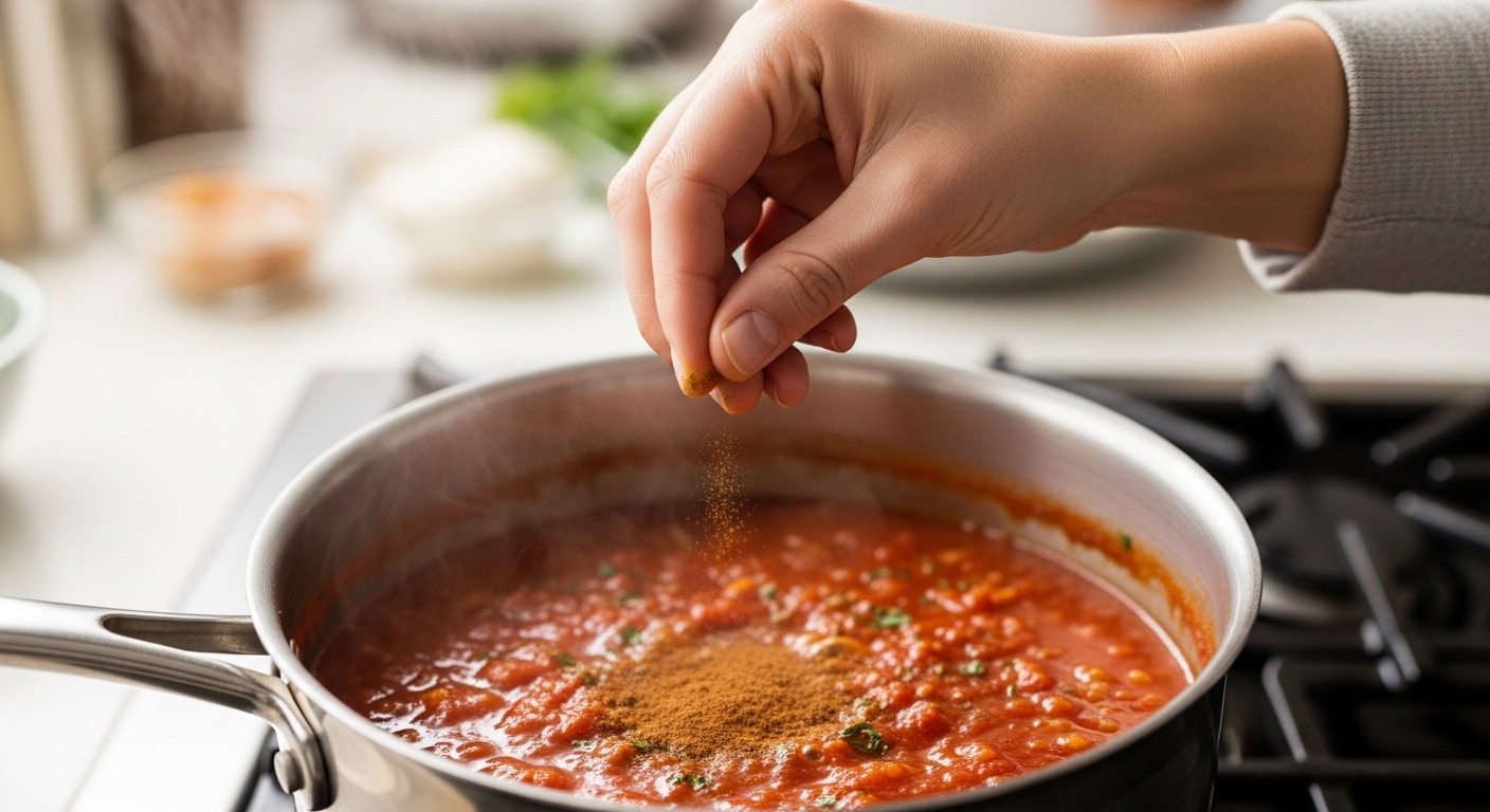 Segundo especialistas em culinária, o objetivo não é deixar o molho doce, mas sim equilibrar e aprofundar o sabor