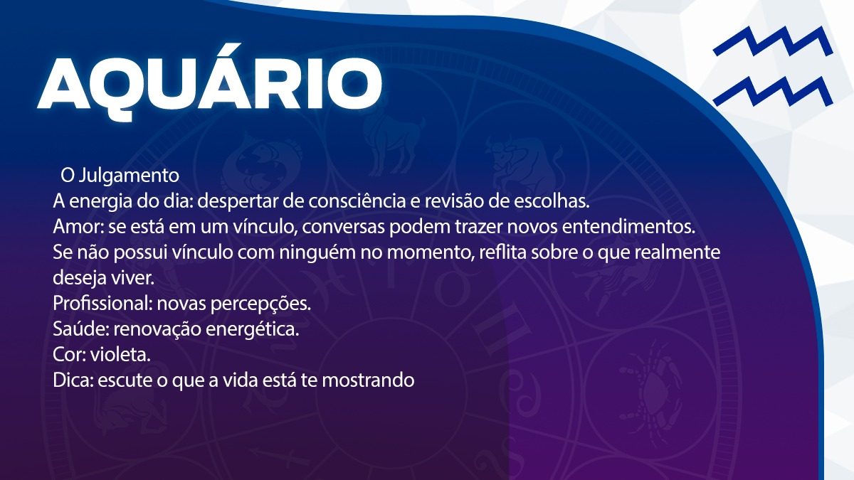 Previsão para Aquário / Arte/DL