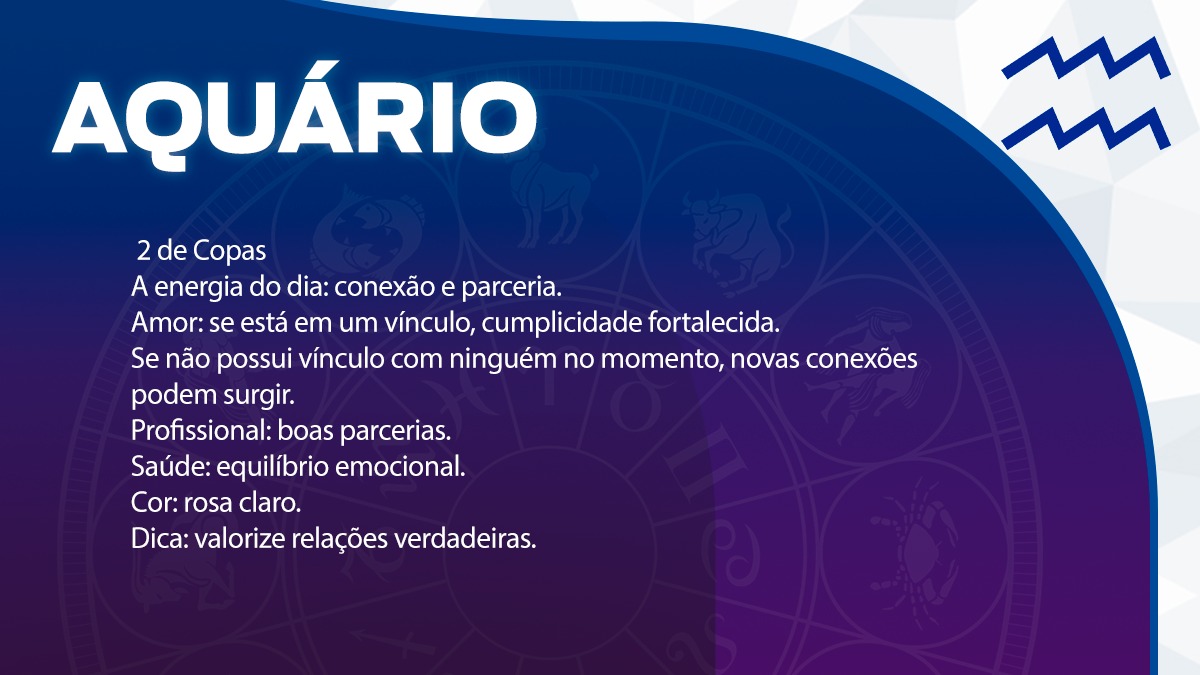 Previsão para Aquário / Arte/DL