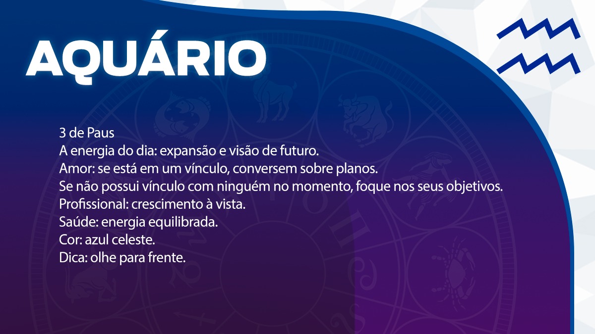 Previsão para Aquário / Arte/DL