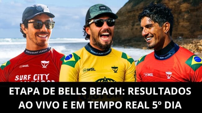 Yago Dora, Filipe Toledo e Gabriel Medina são alguns dos representantes do Brasil em Bells Beach
