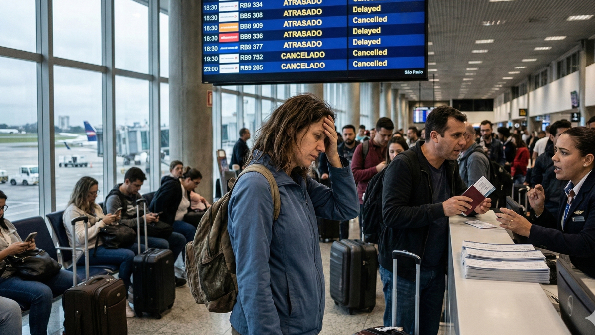 A companhia deve avisar o passageiro assim que souber do atraso ou cancelamento do voo