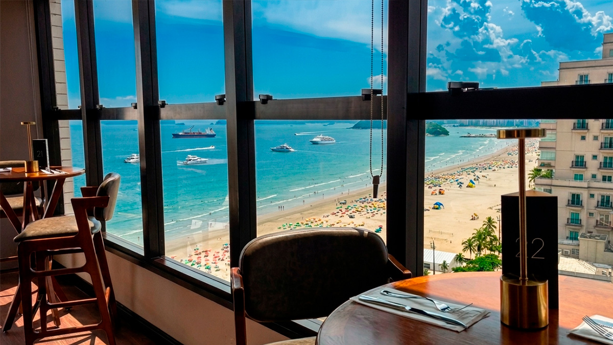 A vista se tornou um diferencial competitivo em um destino turístico consolidado como Santos