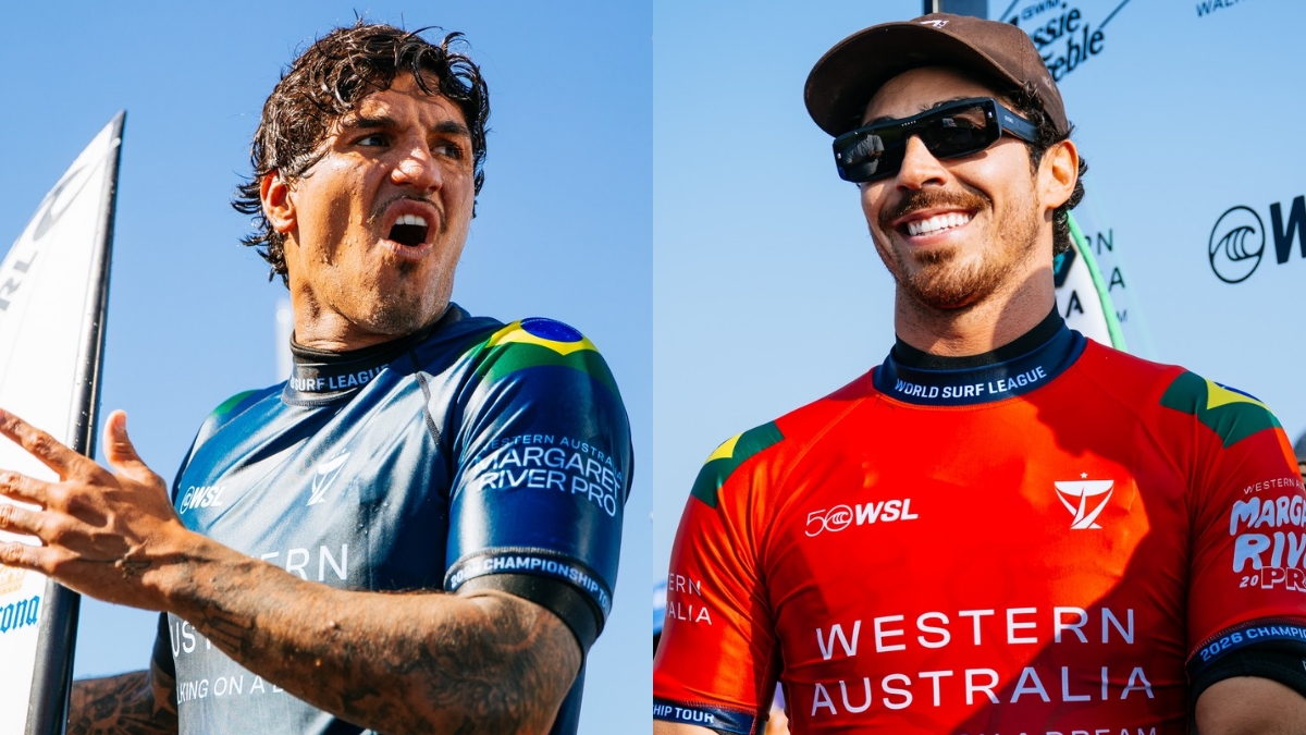 Gabriel Medina e Yago Dora estão entre os líderes do ranking do circuito mundial