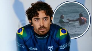 Yago Dora esteve envolvido na grande polêmica do primeiro dia de evento em Margaret River
